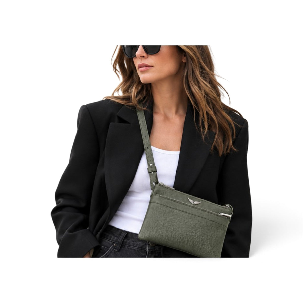 Crossbody Modelo Stella Bag verde
