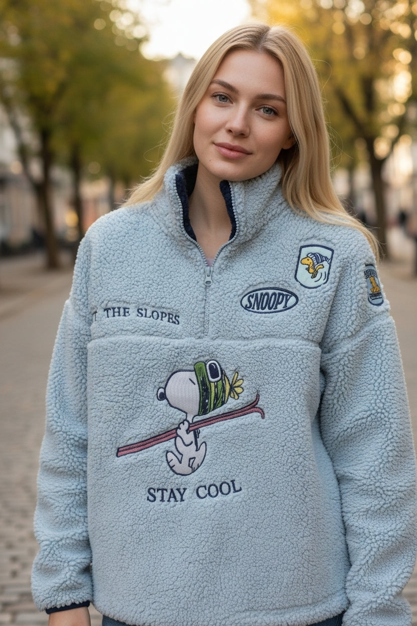 Poleron Snoopy sherpa