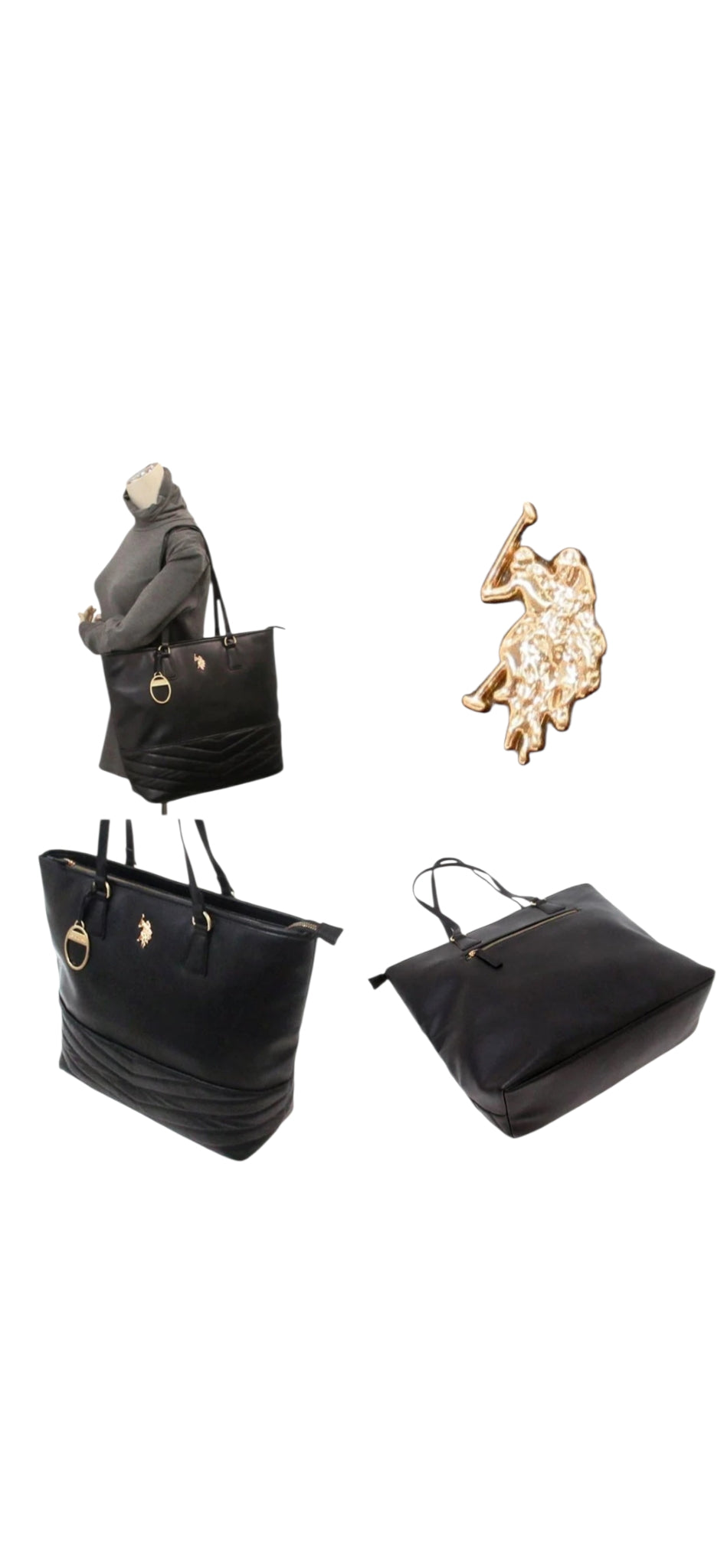 Polo tote negro
