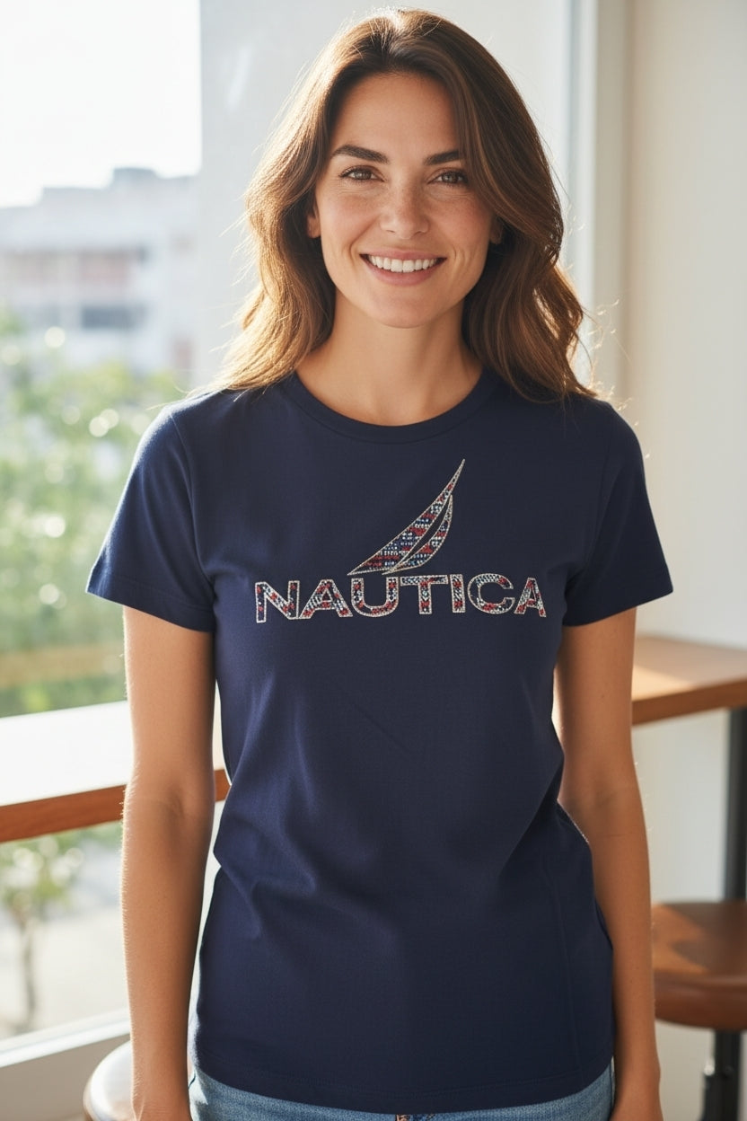 Polera Nautica Azul Marino
