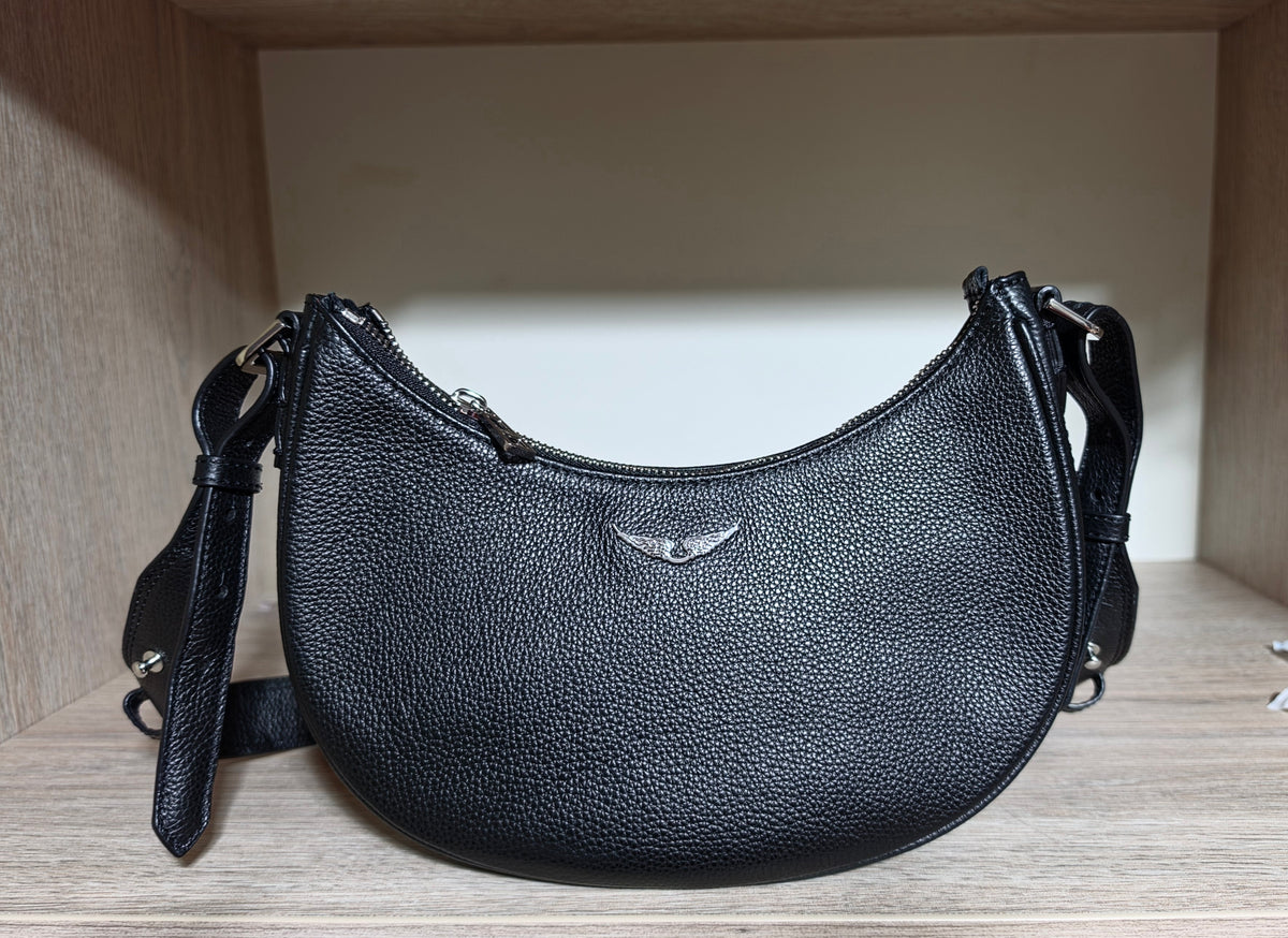 Cartera Moonvibe negra Zadig