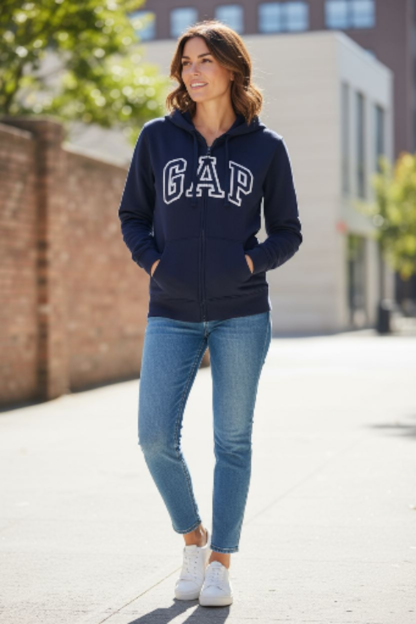 Poleron Gap Azul Marino