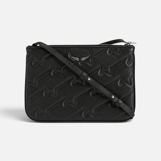 Crossbody Zadig & Voltaire Duo Wings Estrellas Negro
