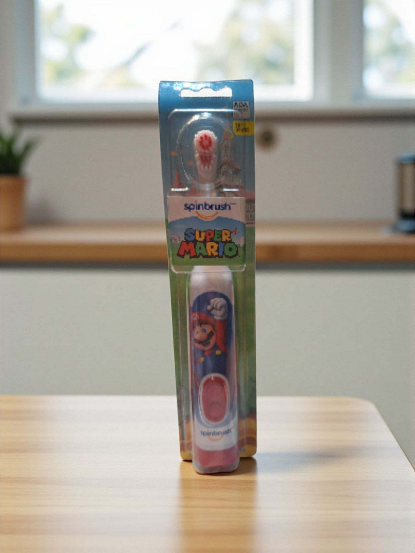 Cepillo Eléctrico Mario Bros Infantil, Suave y a Pilas