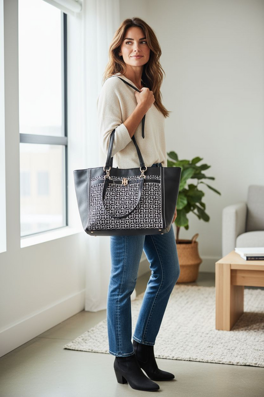 .Cartera Tommy Hilfiger – Estilo clásico y funcional para el día a día.