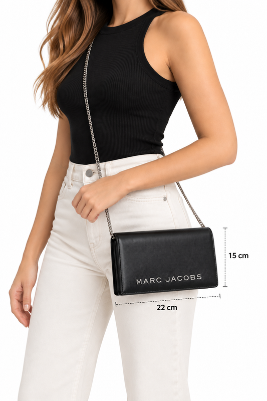 Cartera Marc Jacob negra. Marc  Jacobs Party On A Chain
