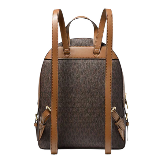 .Mochila Michael Kors Mediana Café Monogram