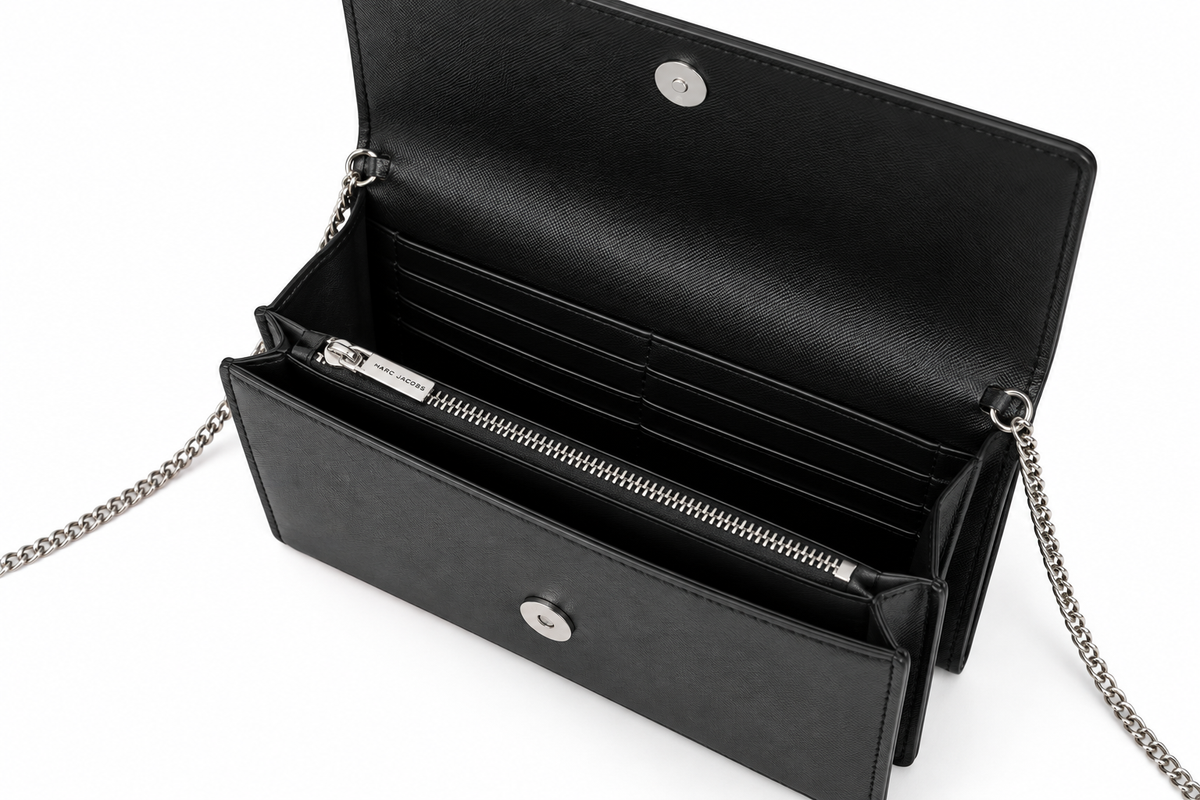 Cartera Marc Jacob negra. Marc  Jacobs Party On A Chain